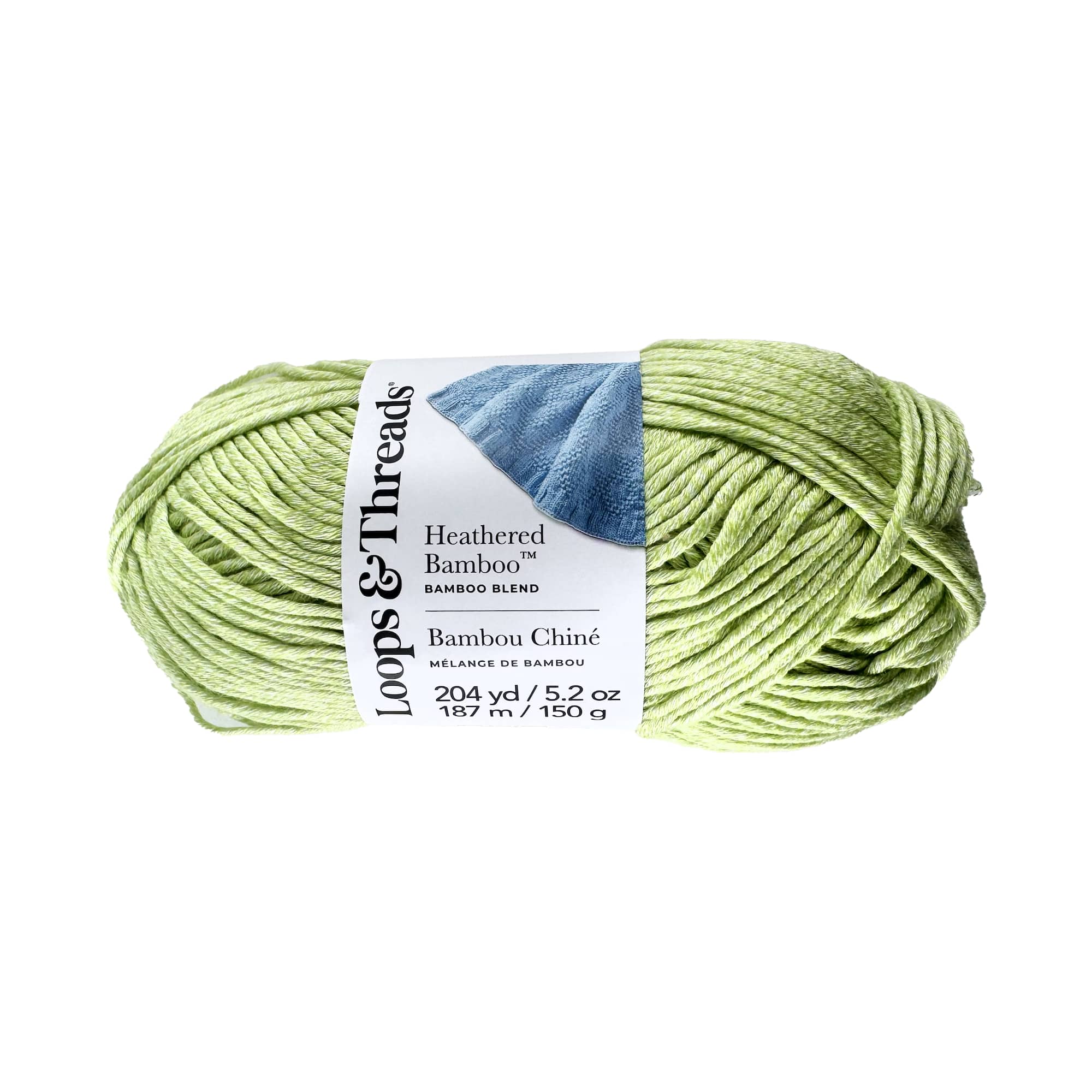 8 Pack: Heathered Bamboo™ Yarn by Loops & Threads